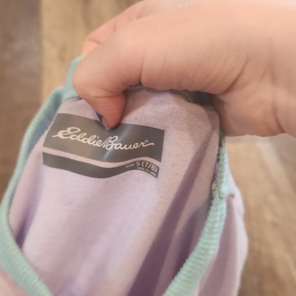 Eddie Bauer Long Sleeve Sleep Shirt - Picture 3 of 4